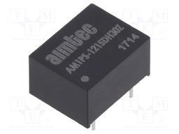 Converter: DC/DC; 1W; Uin: 10.8÷13.2V; Uout: 15VDC; Uout2: -15VDC