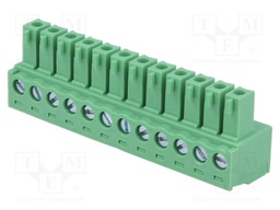 Pluggable terminal block; 3.81mm; ways: 12; straight; plug; female