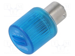 Signallers accessories: bulb; LED; blue; 24VDC; 24VAC; IK