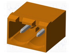 Connector: pluggable terminal block; socket; male; on PCBs