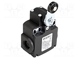 Limit switch; lever R 35mm, plastic roller Ø18mm; NO + NC; 10A