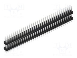Connector: pin strips; pin header; male; PIN: 66; 2.54mm; THT; 2x33