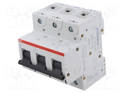 Circuit breaker; 230/400VAC; 10A; Poles: 3; for DIN rail mounting