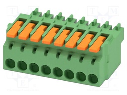 PCB connector, nominal cross section: 1.5 mm2, color: green,