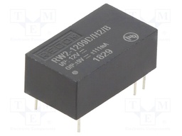 Converter: DC/DC; 2W; Uin: 9÷18V; Uout: 9VDC; Uout2: -9VDC; DIP16