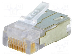 Plug; RJ45; Variosub; PIN: 8; Cat: 5e; shielded; Layout: 8p8c