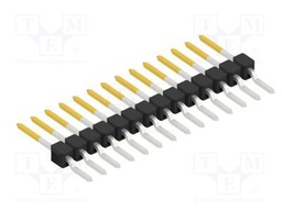 Connector: pin strips; pin header; male; PIN: 14; 2.54mm; SMT; 1x14