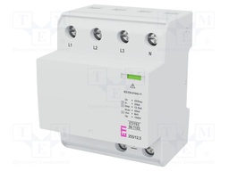 Surge arrester; Type 1+2+3; for DIN rail mounting