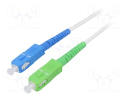 Fiber patch cord; OS2; SC/APC,SC/UPC; 3m; Optical fiber: 9/125um
