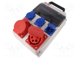 Electric switchboard; Mounting: portable; No.of mod: 10; IP54