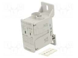 Splice terminal: distribution block; ways: 1; terminals: 8; grey