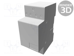 Contactor: 4-pole installation; NC + NO x3; 24VAC; 24VDC; 25A; DIN