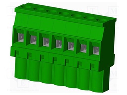 Connector: pluggable terminal block; plug; female; angled 90°