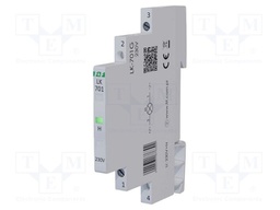 Voltage indicator; 230VAC; IP20; for DIN rail mounting; LK-701