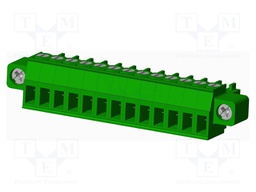 Connector: pluggable terminal block; plug; female; straight; 10A