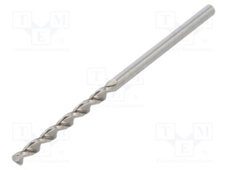 Drill bit; for metal; Ø: 2.1mm; L: 49mm; HSS-CO; Conform to: DIN 338