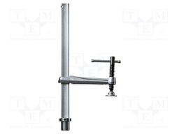 Clamping element; with thumbwheel; for welding tables