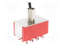 Switch: toggle; Pos: 2; 4PDT; ON-ON; 2A/250VAC; 5A/28VDC; -30÷85°C