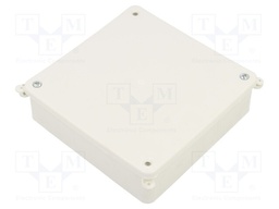 Enclosure: junction box; X: 125mm; Y: 125mm; Z: 35mm; wall mount