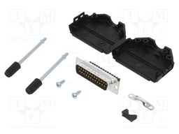 D-Sub; PIN: 25; male; unshielded; straight; screw terminal; UNC4-40