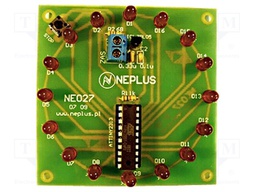 Circuit; electronic roulette; 5VDC; visual effects