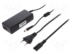 Power supply: switched-mode; 12VDC; 6A; Out: 5,5/2,1; 72W; 0÷40°C
