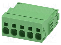 PCB connector, nominal cross section: 6 mm?, color: green, n