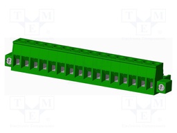 Connector: pluggable terminal block; plug; female; straight; 12A
