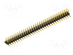 Connector: pin strips; pin header; male; PIN: 64; 2mm; SMT; 2x32