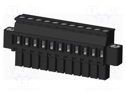 Connector: pluggable terminal block; plug; female; angled 90°