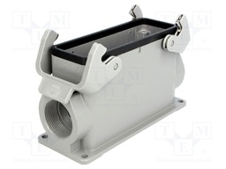 Enclosure: for Han connectors; Han; size 24B; with double latch