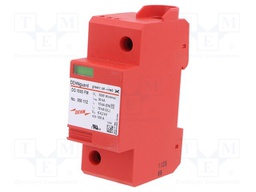 Surge arrestor; Type 2; 15kA; for DIN rail mounting; -40÷80°C