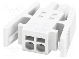 PCB connector, nominal cross section: 0.5 mm?, color: white,