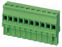 PCB connector, nominal cross section: 2.5 mm2, color: green,