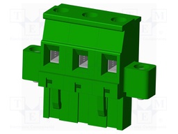 Connector: pluggable terminal block; plug; female; angled 90°