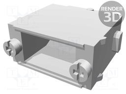 Connector: HAN; module; female; Han Modular D-Sub; straight; 5A
