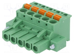 Pluggable terminal block; 5.08mm; ways: 5; angled 90°; plug; 320V