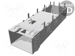 Socket cover; Application: for SFP+ connectors