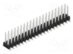 Connector: pin strips; pin header; male; PIN: 40; 2.54mm; SMT; 2x20