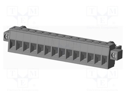 Connector: pluggable terminal block; plug; female; straight; grey