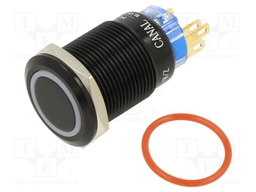 Switch: vandal resistant; Pos: 2; SPST; 6A/250VAC; 6A/48VDC; IP68