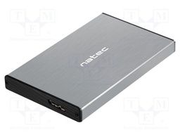 Hard discs housing: 2,5"; PnP,LED status indicator; aluminium