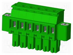 Connector: pluggable terminal block; plug; female; angled 90°