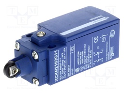 Limit switch; transversal plastic roller Ø11mm; NO + NC; 10A