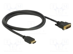 Cable; DVI-D (24+1) plug,HDMI plug; bidirectional,High Speed