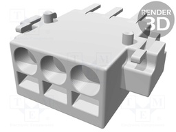 Connector: wire-board; female; PIN: 3; 2.54mm; Series: har-flexicon