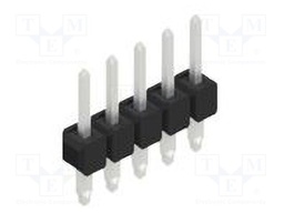 Connector: pin strips; pin header; male; PIN: 5; 2.54mm; THT; 1x5