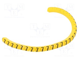 Markers for cables and wires; Label symbol: 7; 1.3÷3mm; PVC; PA