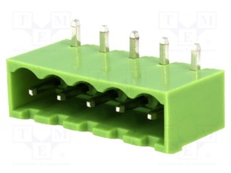Pluggable terminal block; Contacts ph: 5.08mm; ways: 5; socket