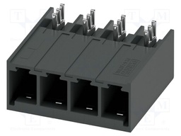 PCB headers, nominal cross section: 6 mm?, color: black, nom